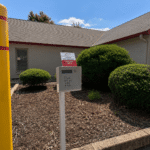 Keypad access to self storage facility