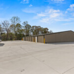 large drive-up storage units and vehicle parking at Storage Sense on Hwy 17 in Clarkesville, GA