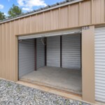 open drive-up storage unit at Storage Sense at 630 Meriwether Road NW in Milledgeville GA