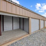 open drive-up storage unit at Storage Sense at 630 Meriwether Road NW in Milledgeville GA
