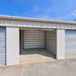 open drive-up storage unit at Storage Sense in Duncan SC