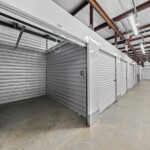 open temperature-controlled storage unit at Storage Sense on Cohen Walker Drive in Warner Robins GA