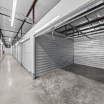 open temperature-controlled storage unit at Storage Sense on Cohen Walker Drive in Warner Robins GA