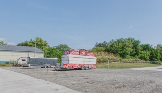 outdoor vehicle storage at Storage Sense in Bourbonnais IL