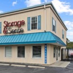 outside the office at Storage Sense in Ridgeland, SC