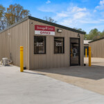 outside the storage office at Storage Sense on Hwy 17 in Clarkesville, GA