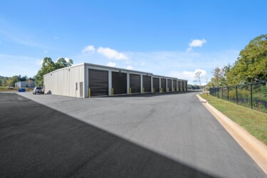 oversized drive-up storage units at Storage Sense in Troutman, NC