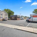 parking lot and Uhaul rentals at Storage Sense in Salisbury, MD