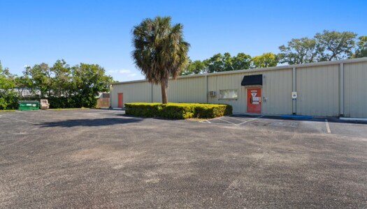 parking lot at Storage Sense in Clearwater, FL