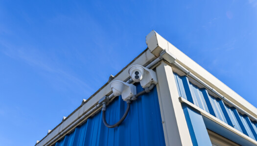 recording security cameras at Storage Sense in New Freedom, PA