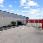 front gate of Storage Sense in Bonaire GA