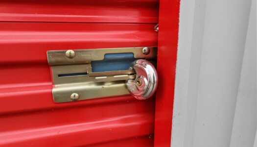 secure locks for drive-up storage units at Storage Sense in Columbia, PA
