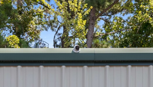 security camera at Storage Sense in Pawleys Island, SC