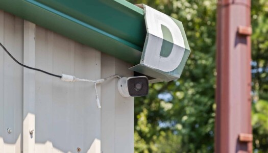 security camera at Storage Sense in Pawleys Island, SC