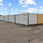 storage containers at Storage Sense on Pecos Street in Denver, CO
