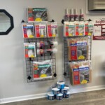 storage supplies in office of Storage Sense on Green Cove Circle in Huntsville AL