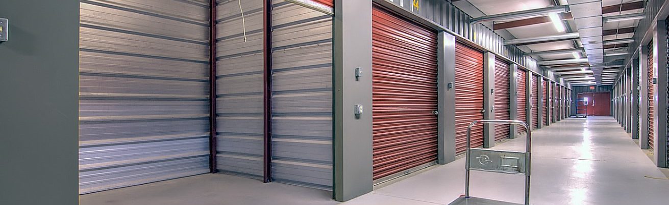 Indoor Storage Units With Moving Cart