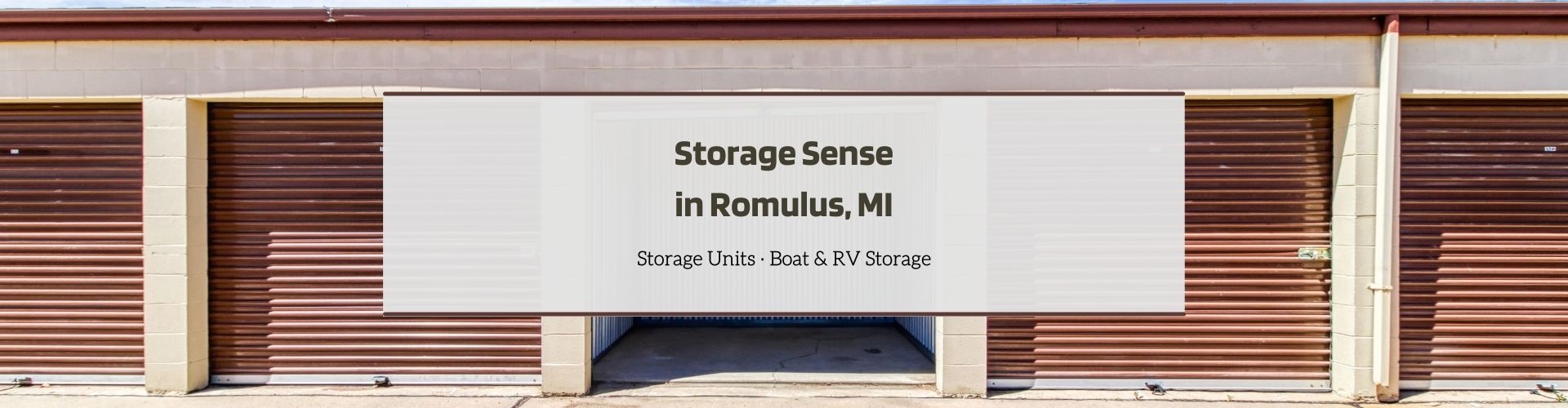 storage units Romulus MI