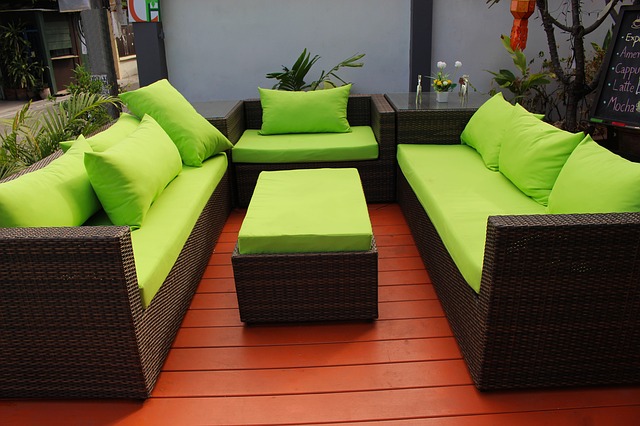 Green Patio Seating 